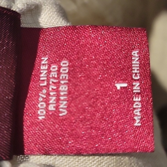 Vintage Merona Wide Leg Linen Pants - Picture 8 of 8